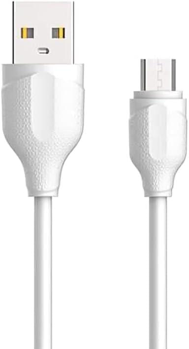 Cabo USB-A para USB Micro 1M 2.1A Branco