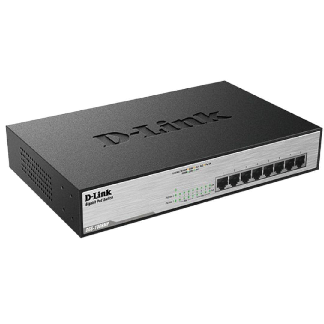 Switch 8 10/100./1000 Sem Gestão Max POE 125W