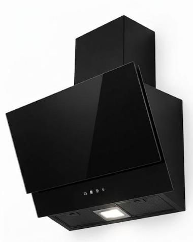 Exaustor 60CM HOOD DECO Vidro Preto