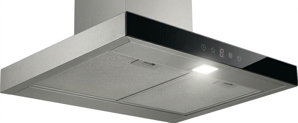 Exaustor 60 CM Hood T Cinza+Vidro Touch Preto